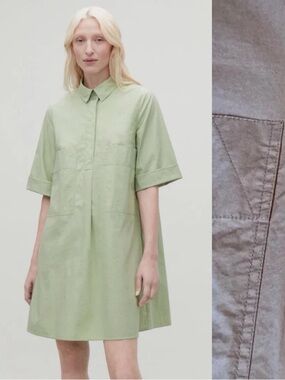 COS Casual A-line Pocket  Dress In Charcoal Size 4